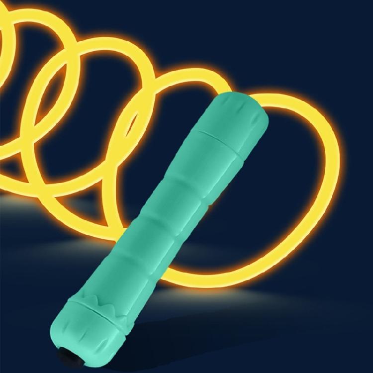 Färgglad LED-hopprep Lättviktig Bärbar Barn Fitness Hopprep Justerbar Sportleksak för Barn och Vuxna