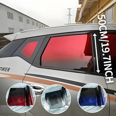 Verlauf Auto Fenster Tönungsfolie, Statisch Haftende Sichtschutz Sonnenschutz, UV-Schutz Wärmeisolierung Aufkleber