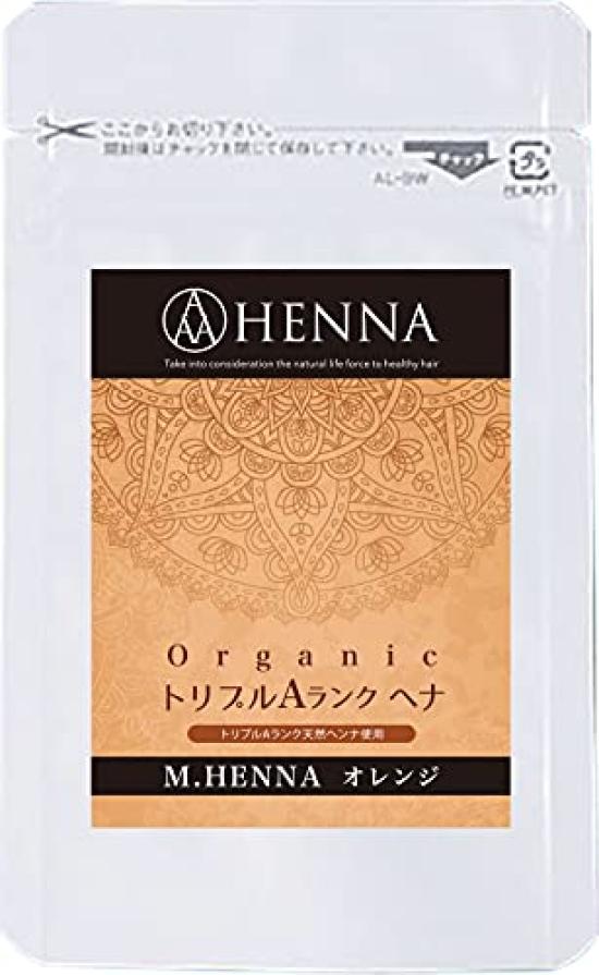 

1 оранжевый от [AAA Henna] (100г) [M.HENNA/сертифицировано Ecocert/100% органическое/контролируется в Японии]