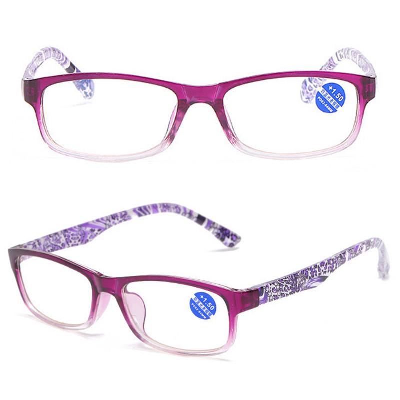 FOENIXSONG ladies's Reading Glasses Anti Blue Ray Lenses 1.00 2.00 3.00 4.00 Red Retro Plus Prescription Eyewear for ladies SK898