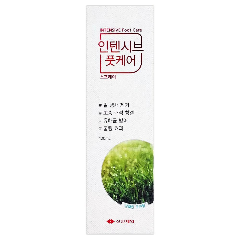 

SINSIN Intensive Foot Care Spray 120ml Foot Odor Removal Cooling Effect