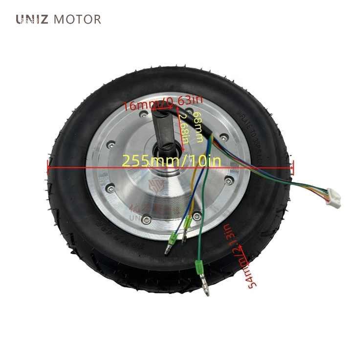 10-Inch Aluminum Brushless Hub Motor 36V 250W for Balance Scooters and Handcarts