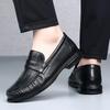 Fashion Men's Classics Business Dress Shoes Outdoor Slip On Loafers Casual Leather Driving Shoes Brand Genuine Leather Walking Shoes