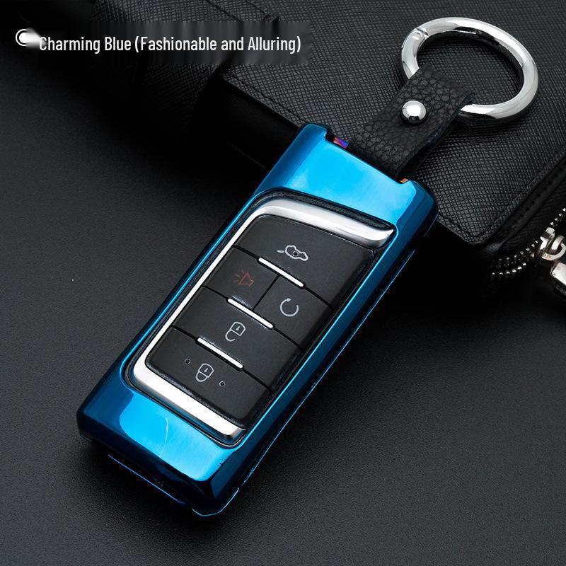 Compatible Metal Car Key Shell for 2017 GAC Trumpchi GS4, GA6, GA3, GS5