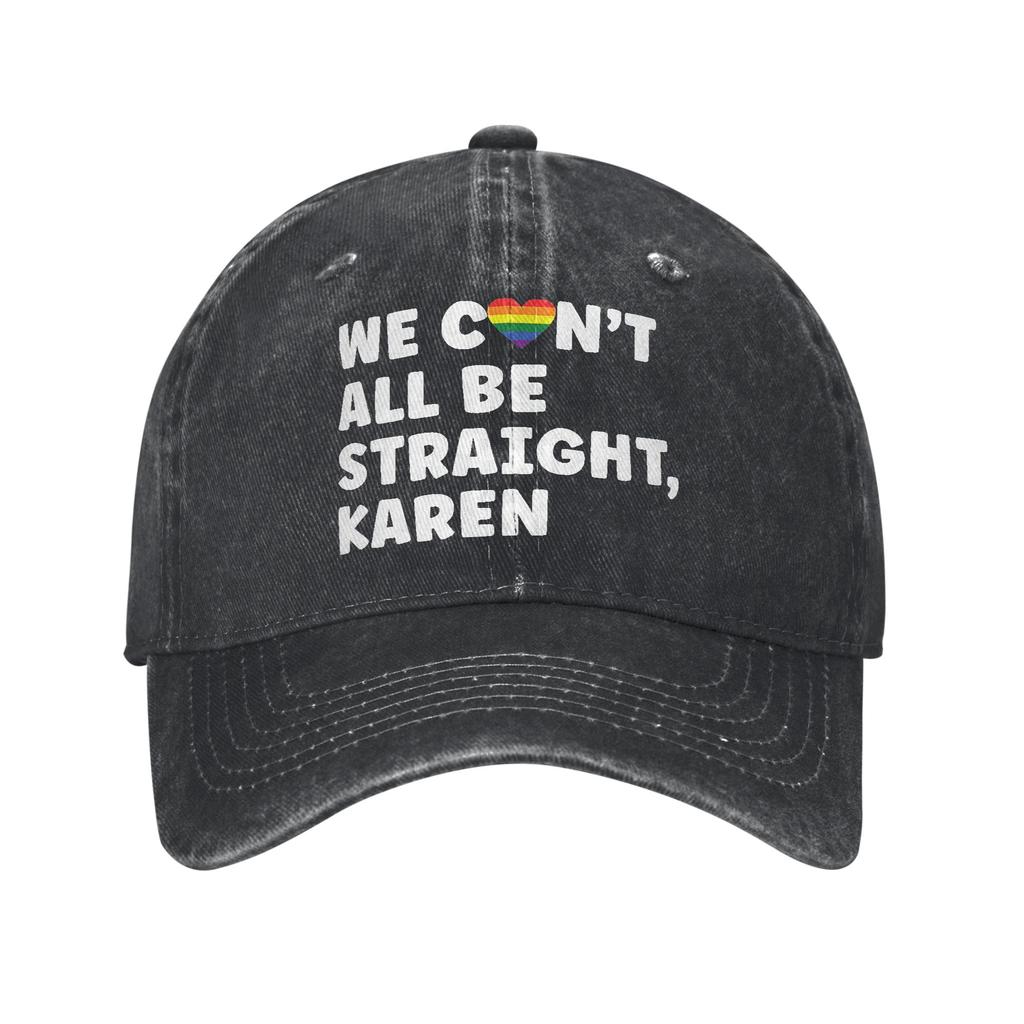 Równość LGBT Duma Świadomość dla Gejów Czapka z Daszkiem Unisex Kobiety Zniszczony Jeans Prany Snapback Kapelusz Outdoor Regulowany Czapki Kapelusz