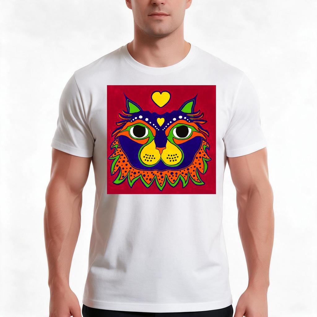 Maine Coon Abbie Cat TShirt Summer Casual Cotton Tee Oversized Streetwear Tops Vintage Graphic Print Loose Fit Short Sleeve
