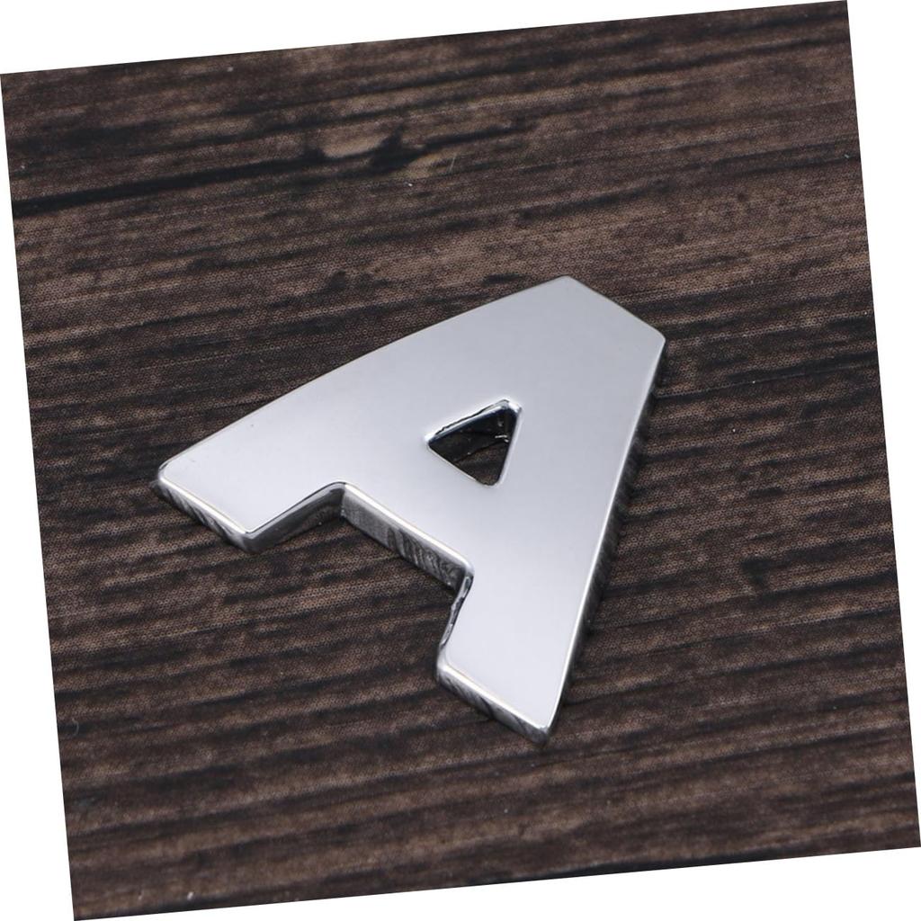 Totority Metallic Alphabet Stickers for Car Slings, Waterproof, No Remains,