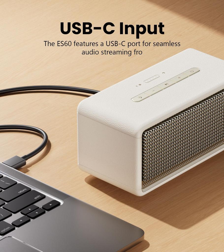 Edifier ES60 ES Series 68W Portable PC Speaker Wired Compatible Popular Gift Sound and Loud Volume 2 Treble Bass Conference Speakerphone with