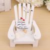 1 pièce Style Méditerranéen Bois mini Chaise de plage Décor Nautique Décoration Bois Décoration Maison accessoire weddi
