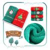 Large Christmas Hand Towels For Bathroom, Cotton Christmas Kitchen Towels, Decor Itemative Embroidery Holiday Towels For Kids