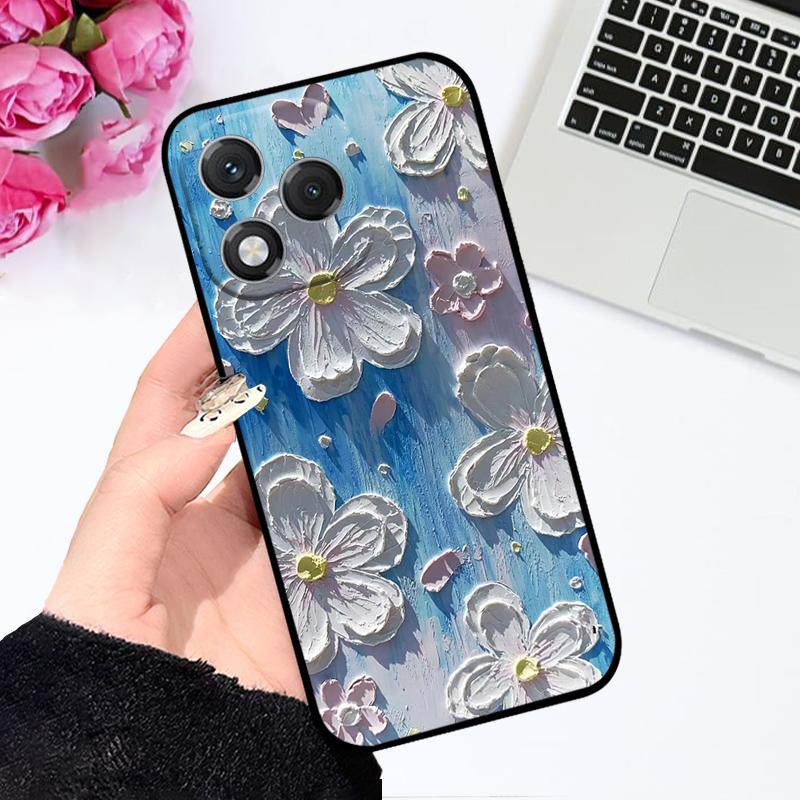 For Honor 400 Lite 5G Soft Phone Case ABR-NX1 Cartoon Printing Silicone TPU Back Coque Cover For Honor 200 Lite Protector Shells
