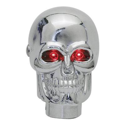 Szmsmy LED Illuminated Skull Shift Skull Skeleton Glow Shift Knob for Manual Transmission Vehicles Knob, (Red)