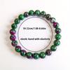 2pcs 6mm+8mm Natural Stone Bracelet, an Ideal Friendship Bracelet Gift for Friends and Classmates, Suitable As a Unisex Jewelry Accessory