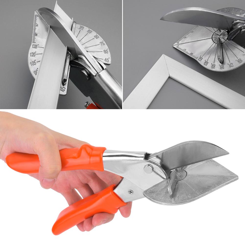Multi Angle Trunking Scissors   Tube Trim Cutter 45-135 degrees  with Heavy Duty Replaceable Blade Hand Tools for Cutting Soft Wood, Plastic