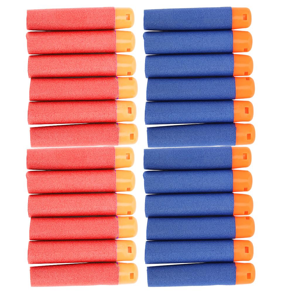 10 Stück EVA-Kugeln Scharfschützenpfeife für Kinderstrahlspielzeugpistole Weichschaum-Nachfüllung 9,5 cm