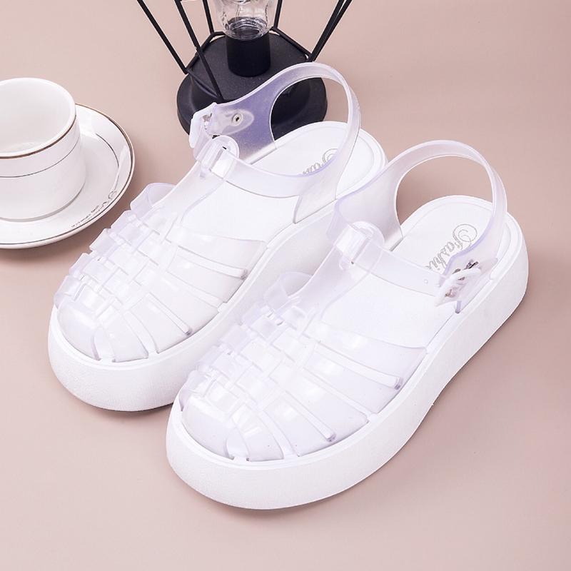 Retro Women Roma Sandals Straps Straps Flat Sandals for Women Platform Breathable Sandals Colorful Wedge Fashion Women Sandals