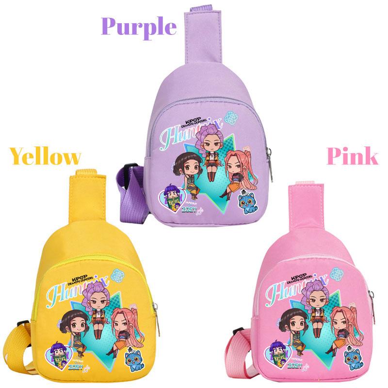 For kpop Shoulder Backpack Chest Bag K-pop Diagonal Cartoon Student Classic Lightweight Girly Gift Storage travel crossbody bag