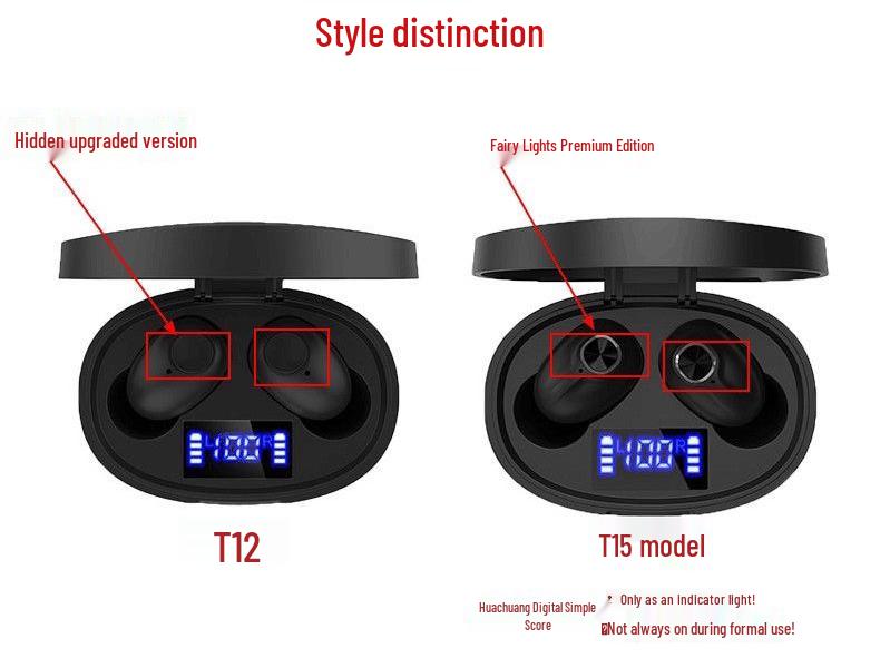 Invisible Mini Wireless Bluetooth Earphones for Vivo, Apple, Huawei, OPPO, and Android - High Quality Sound, Ideal for Sports