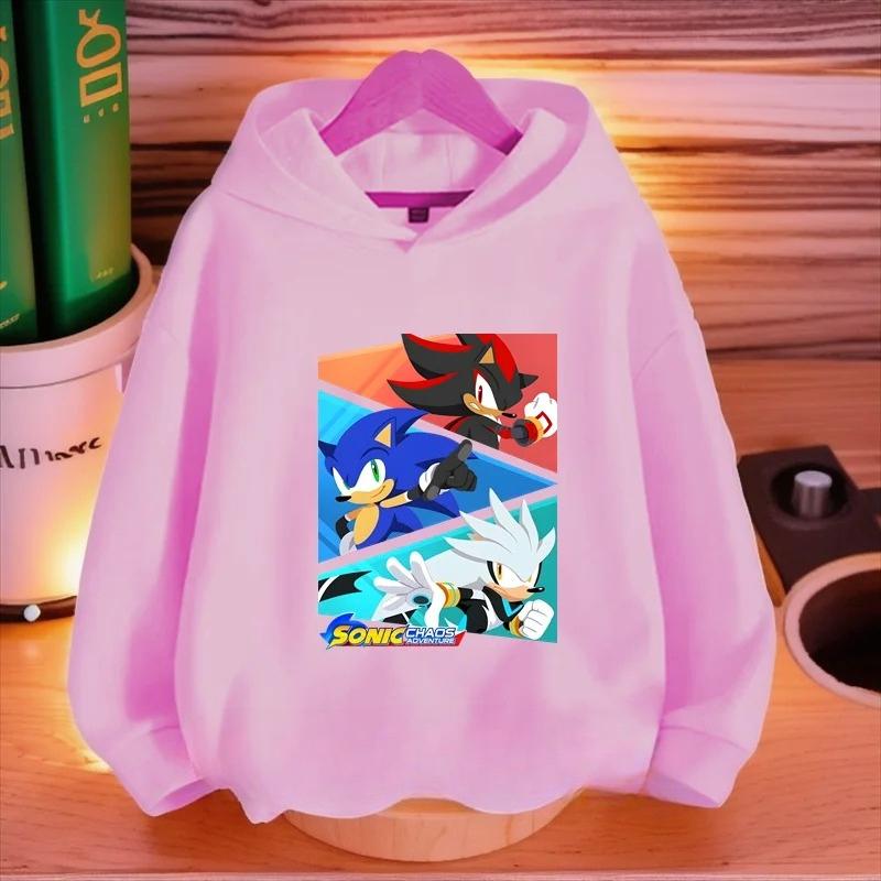 Cartoon Printed Kids Fashion Sweatshirts Casual Versatile Hoodies Sweatshirts Boys