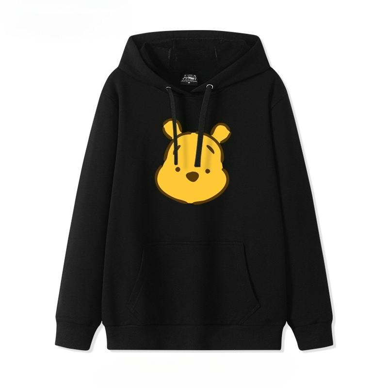 Cartoon Anime Cute Pooh Bear Hoodie Women's Disney Loose Ins Style Hooded Jacket Hoodies Clothes Hoodies Women Anime Hoodie