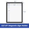Magnetic Sign Holder, 20 Pack 8.5"x11" Magnetic Paper Holder,Self Reble Adhesive Frames,Picture Frame Document Holder Walls & Window Adhesive Frames