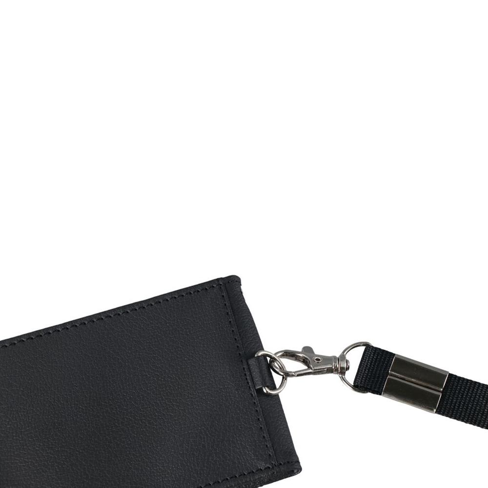 Purse Neck Strap Student ID Desk Organizer Badge Holder Bus Cards Cover Card Holder with Lanyard