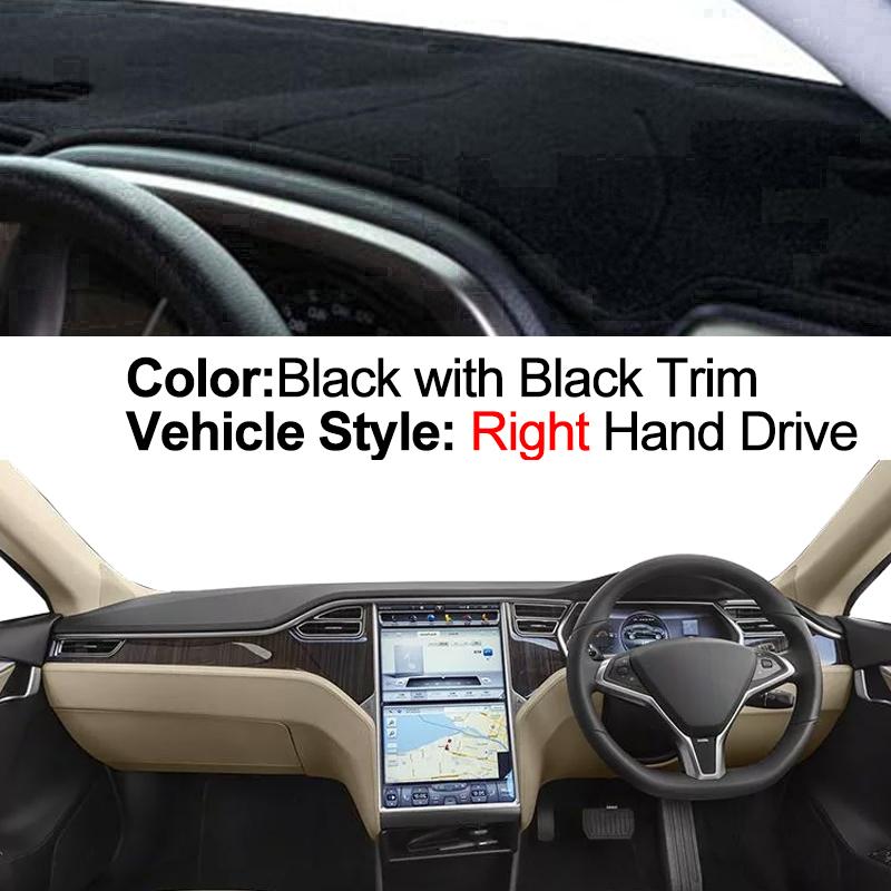 Car Dashboard Cover Dash Mat Carpet Cape For For Tesla S 2012 -2020 2019 2018 2017 2016 2015 Anti-sun Sun Shade Car Styling Auto