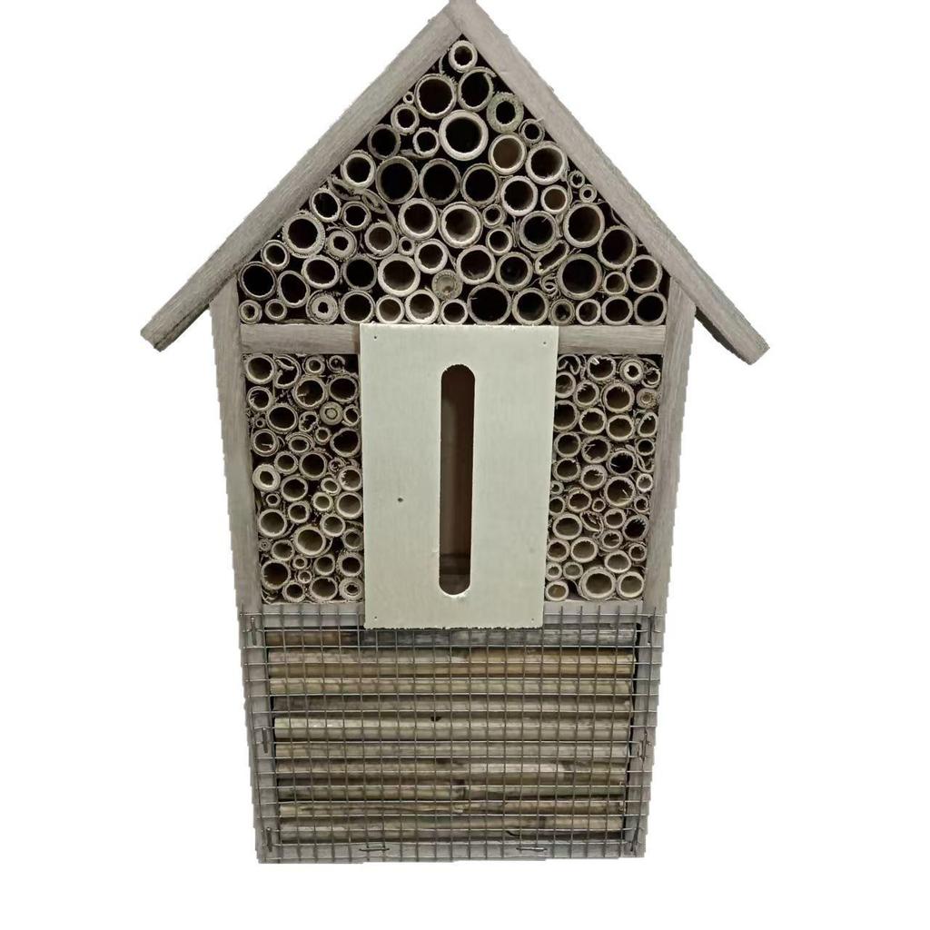 Multifunctional Wooden Insect Hotel for Garden Butterflies & Bees