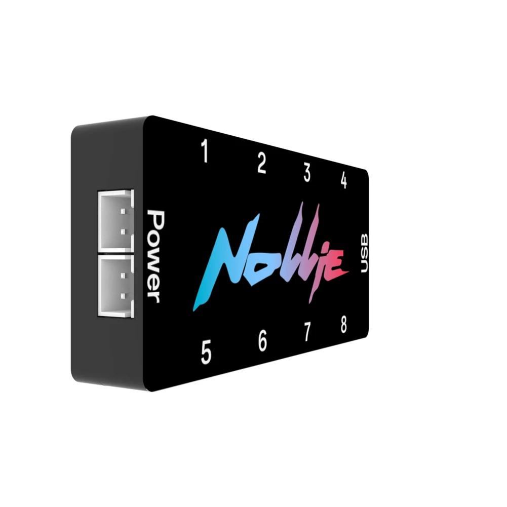 Contrôleur ARGB 5V 3 broches Splitter ARGB Adressable 8 voies Alimentation SATA pour Interface de Carte Mère Étendue Support SignalRGB OpenRGB