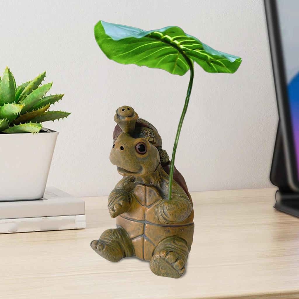 Miniaturní figurky mořské želvy Želví soška Zvířecí krajinná dekorace Pryskyřice Krajina pohádkové zahrady Zvíře Želva Do kanceláří