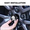 Msdf2 4pcs 56mm Car Emblem Wheel Hub Caps Center Cover Sticker Decoration For Skoda Octavia Superb Rapid Kodiaq Karoq Fabia Roomster