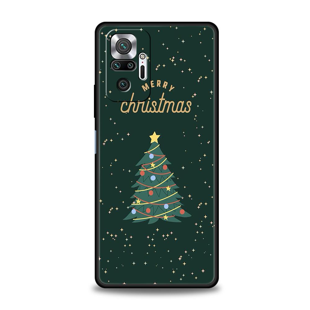 Merry Christmas Tree Phone Case For Xiaomi Redmi Note 14 13 12 10 11 Pro Plus 14C 13C 12C 10C 9C 5G Soft TPU Cover