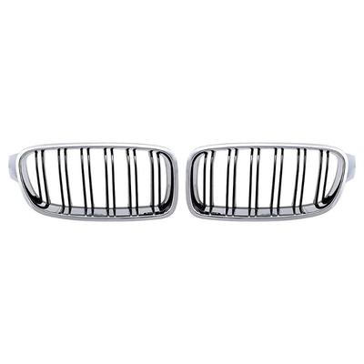 Kidney Replacement Front Grille Dual Slats For BMW 3 Series F30 F31 2012-2018 51130054493 51130054494 51137263482 51137263481