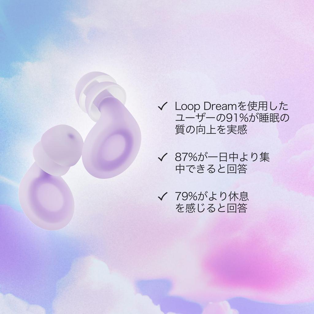 Loop Sleep Silikon-Gedächtnisschaum-Ohrstöpsel 27dB Geräuschreduzierung Anti-Schnarchen Bequem Anpassbar