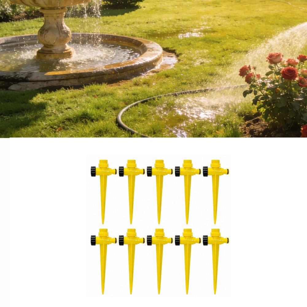 10PCS 3/4inch Male Thread Lawn Sprinkler Spike Base GardenLawn Sprinklers Spike  Wall Greening
