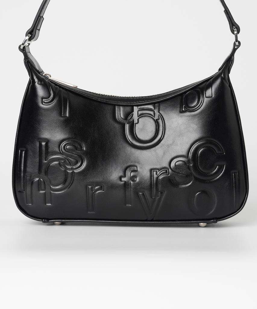 Millo Women Varnish Carving Bag [Black]