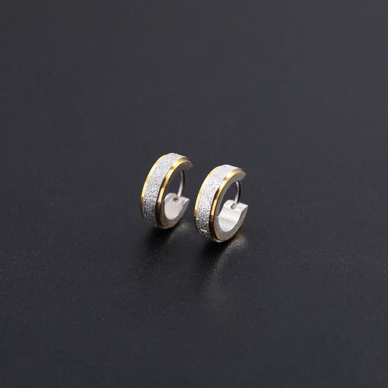 

Модные корейские хип-хоп матовые мужские серьги - элитная, персонализированная мода