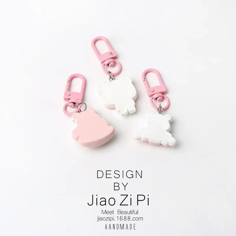 Adorable Pink Panda Keychain & Bag Pendant – Cute, Versatile Accessory