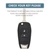 Silicone Car Key Fob Case Rubber Holder Cover for Chevrolet Cruze Spark Onix Volt Aveo 2 Buttons Flip Folding Remote Keychain