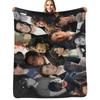 Cillian Murphy Collage Throw Blanket Lightweight Warm Blanket for Indoor Outdoor Use