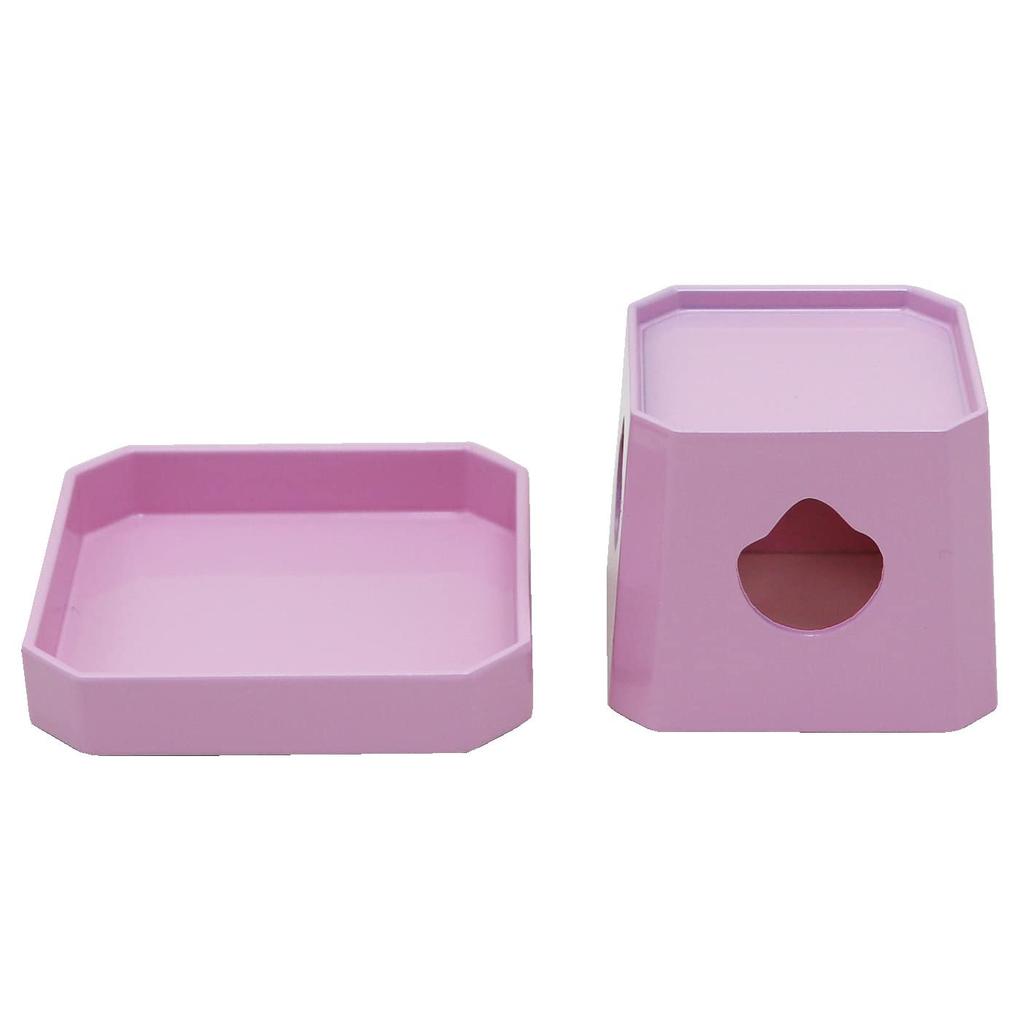 Osaka Choseido Kagami Mochi Red and New Year Includes a Free Original Wooden Tag (Mirror Mochi) Ornament, White, Chirimen, 14.5cm Tall, Decoration,