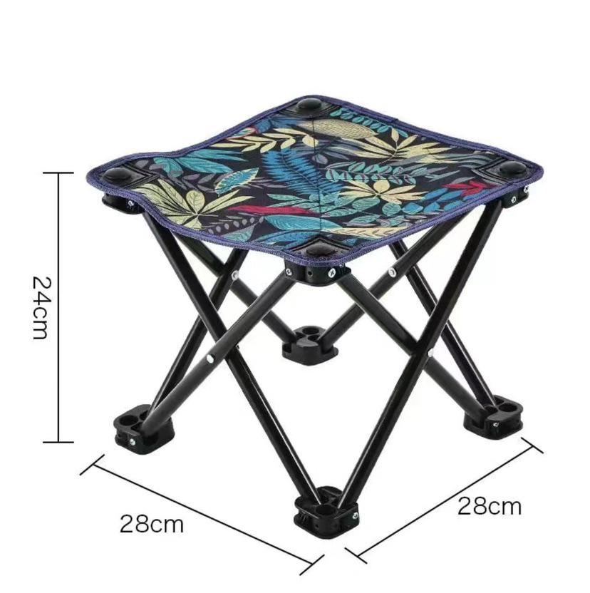 Portable Folding Stool for Art Students and Outdoor Use - Ideal for Sketching, Picnics, BBQs, and Train Travel
