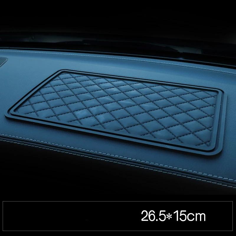 Car Anti-slip Pad, Car Ornament Car Feather Pad Car Interior Control Silicone Pad Car Decorative Diamondencrusted Pad NewProduct