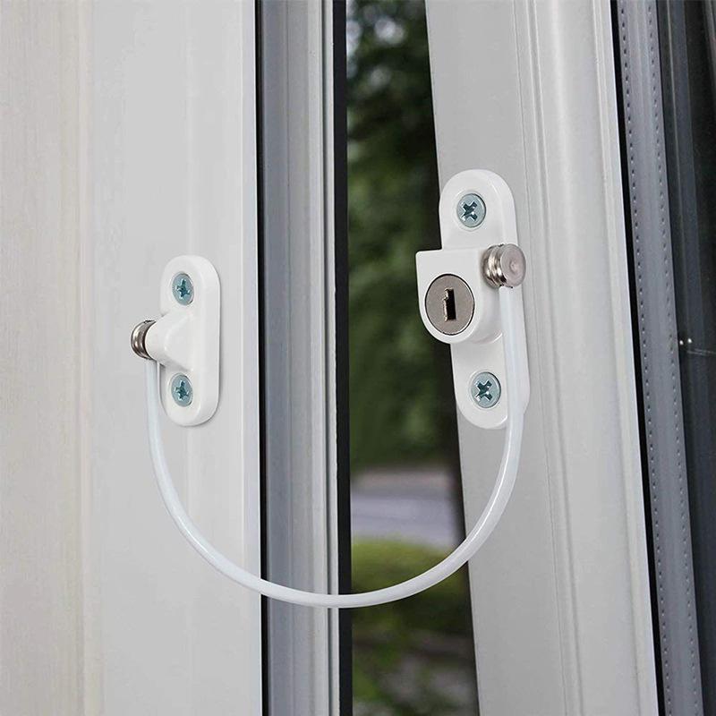 Aluminum Alloy Window Lock: Anti-Theft, Child Safety, Exterior Casement Limiter