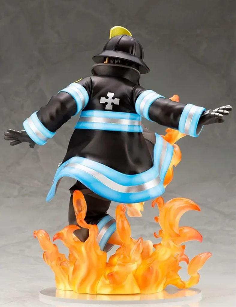 NEW In Stock KOTOBUKIYA ARTFX J Fire Force Shinra Kusakabe Anime Finished Model Toy Gift Collection
