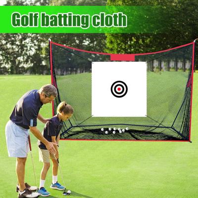 57" x 59" Golfová cílová plachta pro náhradu sítě, cvičný cíl pro odpalování s popruhem pro vnitřní a venkovní golfový trénink