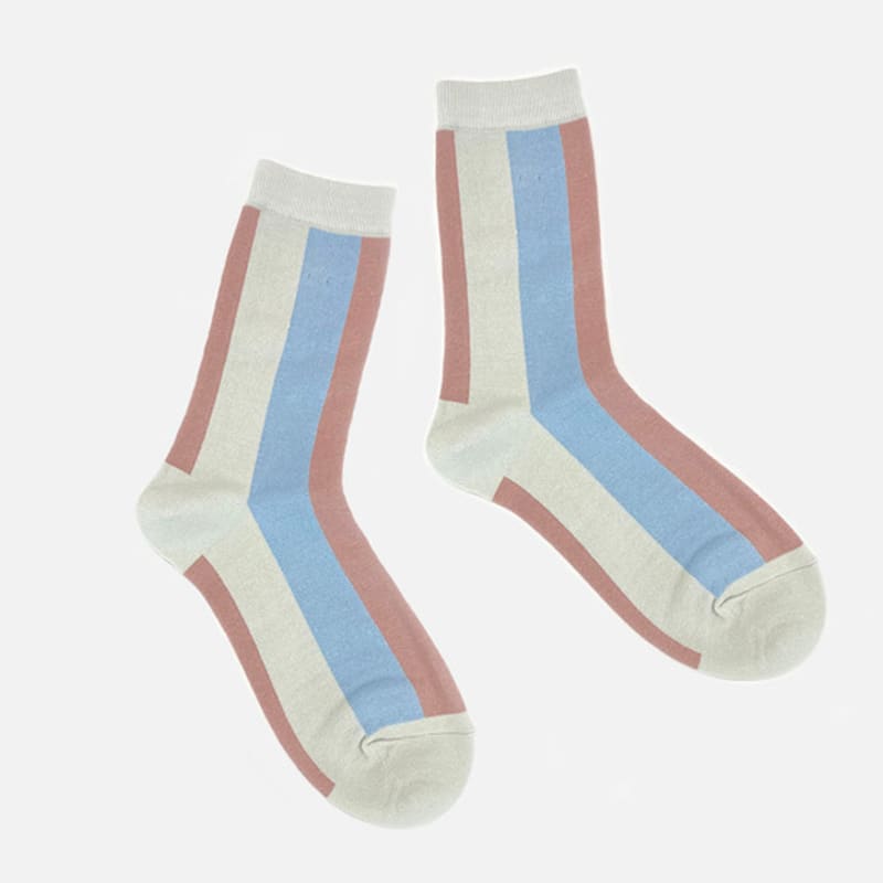 YELLOWSOCKS VERTICAL WARM GREY