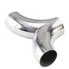 304 stainless steel Exhaust Pipe Fittings Herringbone universal welding Y type Connection Tube 51mm 63mm 76mm