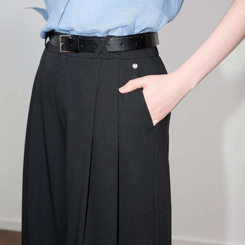 Sancai 2025 Autumn Loose Drape Wide-Leg Casual Trousers