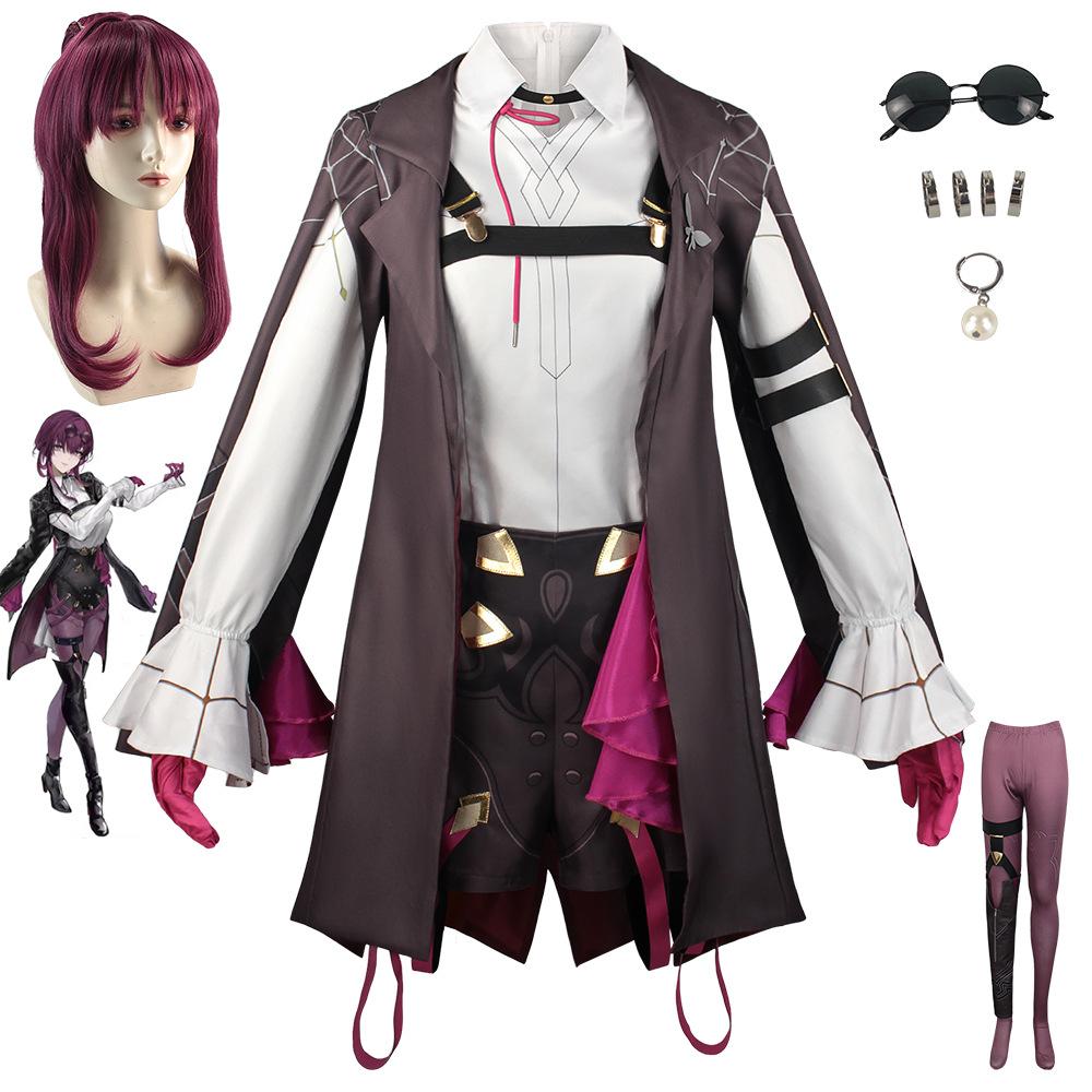 

Honkai: Star Rail Kafka Cosplay Costume, Full Set with Wig & Accessories for Anime Cosplay & Halloween Parties XS